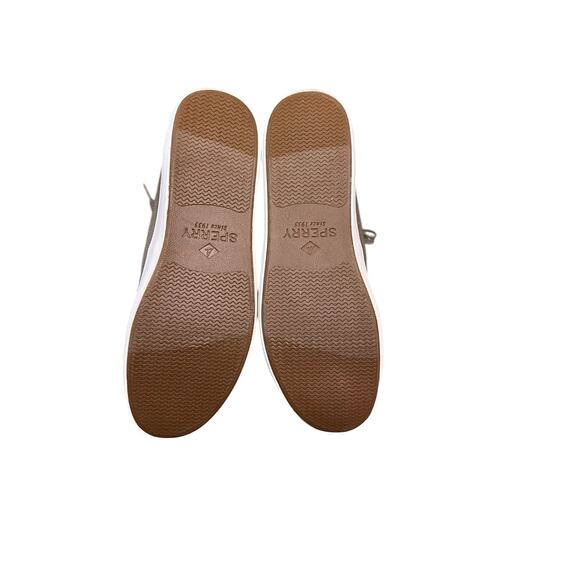 Sperry Top Sider Seacycled Sandy Lace-Up Sneaker Olive Green Size 12 - Picture 8 of 9